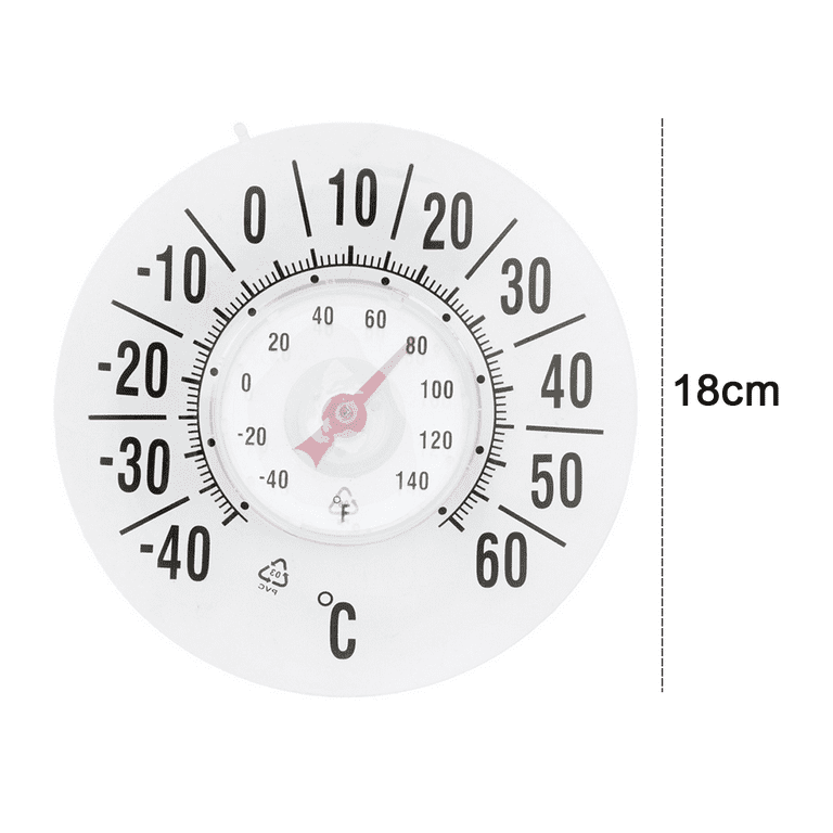 H55A Indoor Outdoor Thermometer Hygrometer,Outdoor Thermometer Large Numbers,  Decorative Outdoor Thermometers for Patio