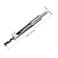 thumbnail image 2 of Uxcell Square Hole Drill Bits for Wood 9/16" x 210mm Mortising Chisel Bit Auger Spur Cutter Tool, 9/16', 2 of 8