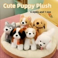 thumbnail image 5 of Cute Dog Stuffed Animal Doll - Soft Plush Corgi/Husky Puppy Stuffed Doll Holiday Party Birthday Gift, 5 of 7
