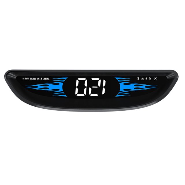 Hud Del Coche Coche HUD alta definición inteligente GPS Speedo alarma de exceso de velocidad para camión de vehículos Likrtyny Accesorios para autos y motos