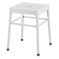 thumbnail image 1 of Safco 18" Nylon Steel Backless Guest Stool in White, 1 of 1
