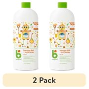 (2 pack) Babyganics Foaming Dish Soap , Citrus, 32oz