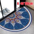 thumbnail image 1 of AMERTEER Semicircular Floor Carpet Mat Half Round Entrance Door Rug Non-Slip Welcome Doormat for Patio Front Door, 1 of 2
