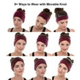 thumbnail image 3 of Dalrosia 6PCS Wide Boho Headbands for Women Non-Slip Headwraps Yoga Running Sports Workout Gym Turbans Bandana Headbands, 3 of 6
