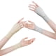 thumbnail image 1 of Guantes de protección solar YONGSHENG 2 pares de seda helada para verano medio dedo, 1 of 5