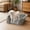 Gray, variant on High-Sided Dog Potty Tray with Splash Guard, Easy-Clean Indoor Pet Toilet for Puppies and Small Dogs, Odor-Control Training Pan for Home Use, Black, Dog