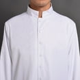 thumbnail image 5 of BPURB Clergy Roman Cassock Adults Priest Robe Liturgical Vestment Preacher Altar Server Style Single Breasted 3 Colors, 5 of 6