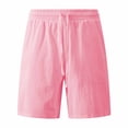 thumbnail image 6 of BTDECLAR Mens Short Sleeve Summer Tracksuit Solid Color Sleeveless Drawstring Hoodies and Shorts Casual Athletic Jogging Sport Shorts Set, 6 of 7