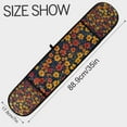 thumbnail image 3 of Yayeee Double Oven Mitt Kitchen Heat Resistant Baking 35" x7" Quilted Glove, Yellow Floral, 3 of 6