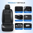 thumbnail image 2 of Coverado Cooling Car Seat Cover, 2 Powerful Turbo Fans Ventilated Seat Cushion for Summer, 3-Speed Temperature Adjustable Universal Fit for Car SUV Truck, Carbon Fiber Gray, 2 of 8