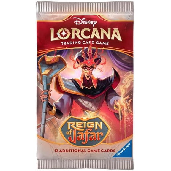 Ravensburger Disney Lorcana: Reign of Jafar - Booster Pack (12 Cards)