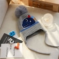thumbnail image 3 of ZRBYWB Kids Winter Hat Toddler Kids Baby Girls Boys Animal Dinosaur Soft Warm Knit Hat Kids Winter Hat With Cap Warm Fashionable Caps, 3 of 3