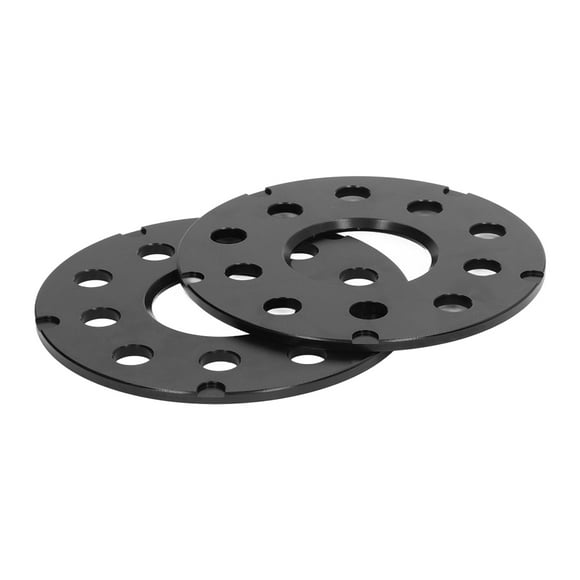 Wheel Spacers, 2pcs Aluminium Alloy Rustproof Hub Centric Wheel Adapters Sturdy 5mm/0.20in Professional  for Car