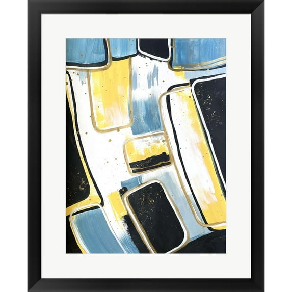 Great Art Now Absentminded Emotion 4 by Doris Charest, Framed Wall Art, 21.75W x 26.75H