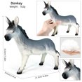 thumbnail image 3 of Figuras de acción de animales de granja de algodón suave, modelo de vaca, caballo, cerdo, gallina, gato, perro, burro salvaje, koala, regalos educativos de Navidad para niños, 3 of 5