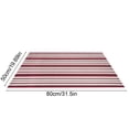 thumbnail image 2 of Diceymbol Pink White Striped Cotton Woven Rug Reversible Mat for Kitchen Entryway Patio Farmhouse Decor 32x20 Inch, 2 of 7