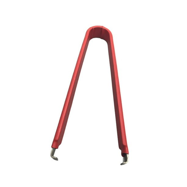 Extractor de clavijas para puente de guitarra, extractor de perillas para guitarra eléctrica, compacto y profesional. Rojo