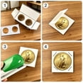 thumbnail image 4 of 50 Pcs Coin Flips, 25mm 40mm Cardboard Coin Holder, Heavy Duty Anti-Tear Cardboard for Coin Collection, Display Organizer with Film Window for Coin Collectors, Hobby and Numismatics Use,25mm, 4 of 7