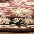 thumbnail image 3 of SAFAVIEH Classic Shanelle Oriental Wool Area Rug, Burgundy/Black, 3'6" x 3'6" Round, 3 of 7