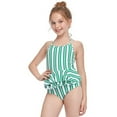 thumbnail image 5 of LYMAYTER Kids Toddler Summer Bathing Suit for Girls Printed Bikini Swimsuits baby Beach One Piece Swimwear for 2-12 Years, 5 of 7