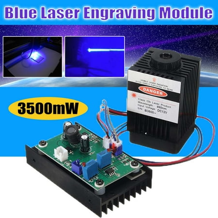 Series Power Supply Module - 3.5W Blue Laser Module 445nm-450nm Engraving Machine Power Supply w/TTL DIY