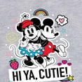 thumbnail image 3 of Mickey & Friends - Mickey Minnie Hi Ya Cutie - Toddler And Youth Crewneck Fleece Sweatshirt, 3 of 5