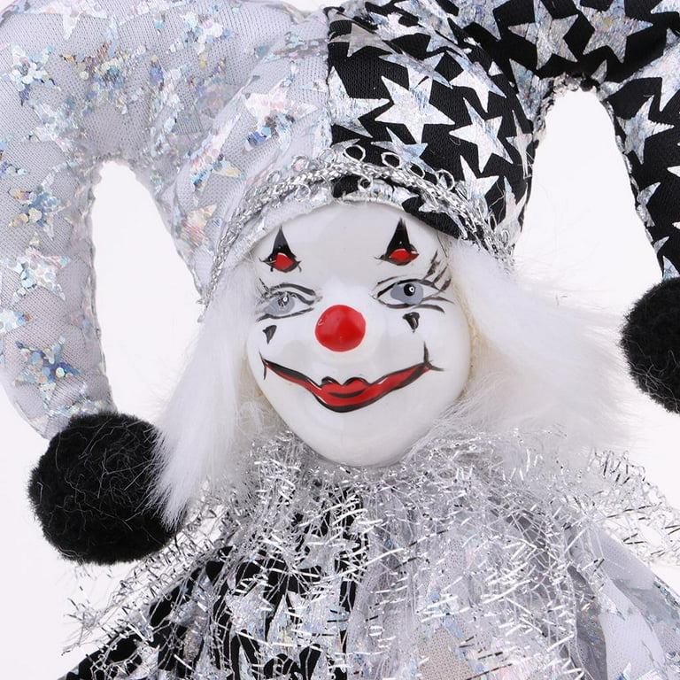 Black and white clown doll new arrivals