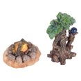 thumbnail image 3 of Árbol de jardín de hadas Ticfox Resina impermeable Decoración DIY, 3 of 14