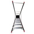 thumbnail image 2 of Escalera Plegable Aluminio 6 Escalones Cuerpo Acero Peldaños, 2 of 5