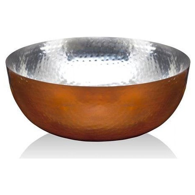 Godinger 19463 Hammered Salad Bowl, Copper