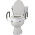 thumbnail image 1 of NOVA Medical Products Toilet Seat Riser with Handles, White, 1 Count, 1 of 3