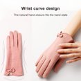 thumbnail image 4 of Guantes cálidos de invierno para mujer, manoplas para mensajes de texto con pantalla táctil para mujer, 4 of 5