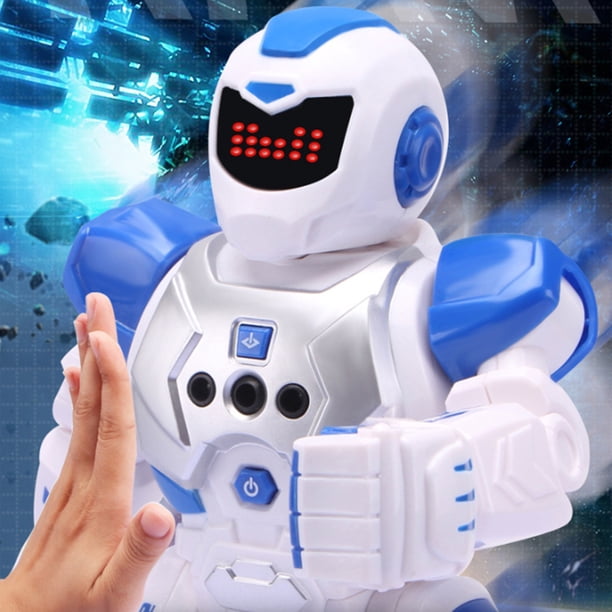 Bleu - Robot Télécommandé Intelligent avec Pigments, Musique ociamique Bleu - Robot Télécommandé Intelligent avec Pigments, Musique ociamique