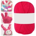 thumbnail image 2 of 1 Roll Of Yarn 1 Pcs Soft Cotton Yarn Skeins For Diy Doll Sweater Hats Scarf Shawl, 2 of 7
