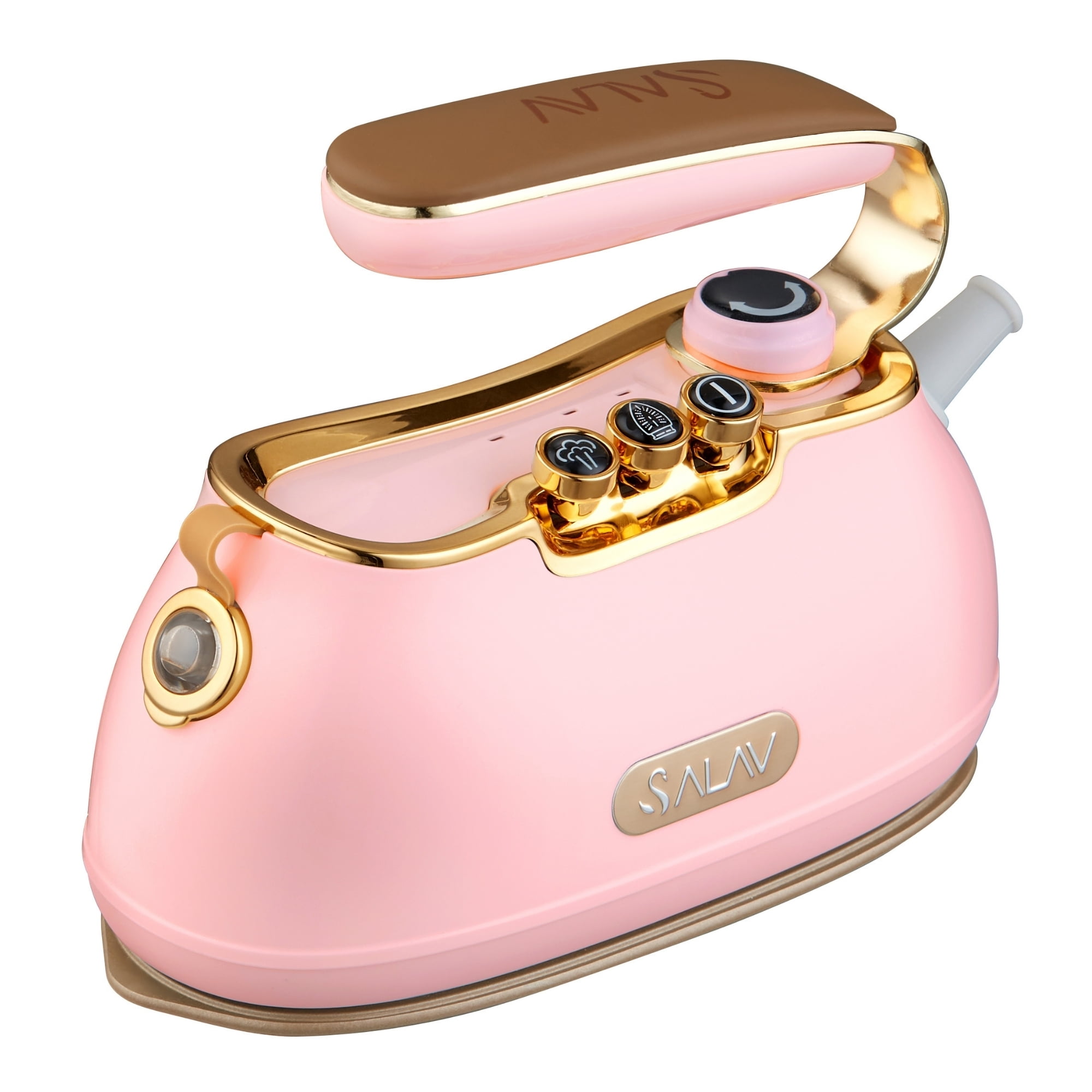 SALAV Retro Edition Iron+Steamer and Fabric Shaver Set, Rose