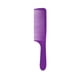 thumbnail image 2 of Guardurnaity Peine de dientes cerrados, cepillo de estilismo DIY, peine curvo reutilizable, accesorios de barbero, herramienta de peluquería, mango Cuidado del cabello Violeta, 2 of 6