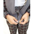 thumbnail image 3 of SANAE DESIGN Adaptive Clothing Sweatshirt with Slash Pockets and Magnetic Zipper Closure, 3 of 4