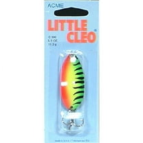 Acme Tackle Little Cleo Fishing Spoon Fire Tiger 2/5 oz.