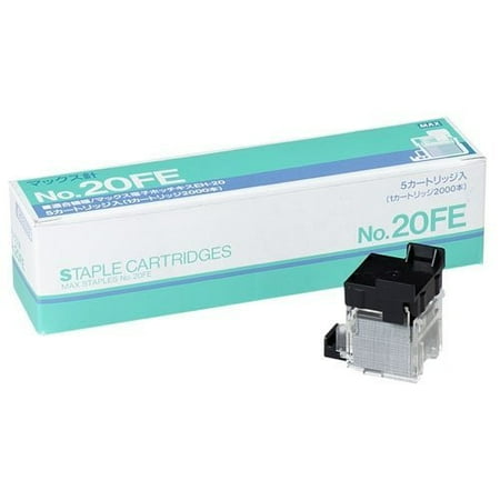 Max Flat Clinch Electronic Cartridge - Flat Clinch Electronic Stapler Cartridge (2000 staples/1 cartridge), Catalog Publishing Type - Staples-Standard By Max