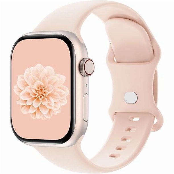 wonima44 Silicone Sport Band Compatible with Apple Watch 41mm 40mm 42mm 38mm 46mm 45mm 44mm 49mm Women Men, Soft Strap Replacement Wristband for iWatch Ultra SE 3 2 1 Series 11 10 9 8 7 6 5 4