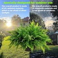 thumbnail image 5 of Faux Ferns for Outdoor Planter, Large Artificial Boston Ferns for Outdoors, UV Resistant Faux Ferns for Planter, Real Touch Greenery for Porch & Garden, 5 of 14