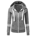 thumbnail image 2 of Pull d'Automne et d'Hiver pour Femmes Cardigan de Sport à Capuche avec Fermeture Éclair, 2 of 6
