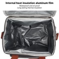 thumbnail image 4 of Bolsa Térmica Aislada Compartimentos Duales Bolsa de Almuerzo Suave Impermeable a Prueba de Fugas Enfriador de Almuerzo Enfriador de Lado Suave con Doble Cremallera ANGGREK Otros, 4 of 8