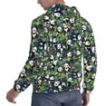 thumbnail image 6 of Naloa Fun Panda Playing With Bamboo Leaves Men's Casual Hooded Collar Drawstring Hoodies Pullover Sweatshirts Casual Long Sleeve Shirts-Medium, 6 of 7