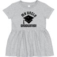 thumbnail image 3 of Inktastic Graduation My Uncle Graduated Girls Baby Dress, 3 of 5