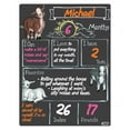 thumbnail image 2 of Cohas Goat Theme Baby Milestone Chalkboard, 9 by 12 inches, 3 Bright Markers, 2 of 6