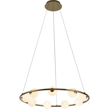 

Comely PageOne Lighting Pearl 8.60 pound Polished Brass LED Pendant