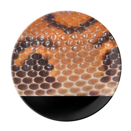 

Snack Leather Design Plate Decorative Porcelain Salver Tableware Dinner Dish