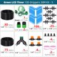thumbnail image 1 of 1Kit Greenhouse 3/5MM Hose Watering Irrigation Kit with Green Elbow Dripper Emitter Drip System Garden Bonsai Potted Plant He Qiyong unisex, 1 of 2