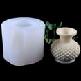 thumbnail image 3 of OULII Concrete Moulds 1Set 6.3X5.1X5.1In Transparent 3D Design Diy Lovers Home Decoration, 3 of 8